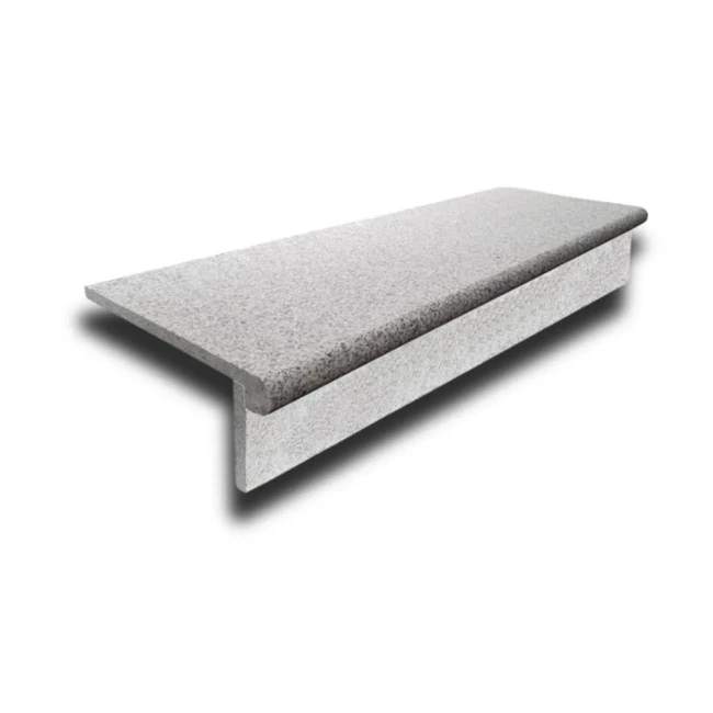 Przejdź do produktu Zestaw Stopnica - Stopień Płomieniowany + Podstopień Granitowy G603 Bullnose 100x35x2 / 100x15x2
