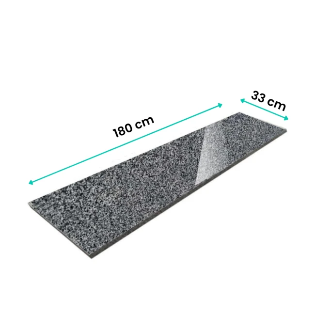 Przejdź do produktu Stopnica granitowa Dark Grey New G654 poler 180x33x2 cm