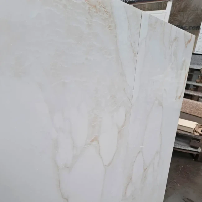 Przejdź do produktu Gres Marble Ice Gold Polerowany 120x60x0,9 cm