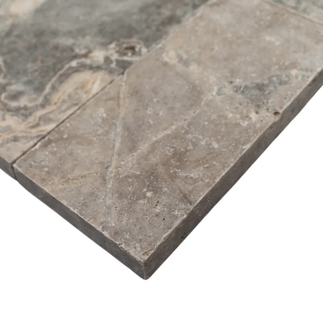 Przejdź do produktu Trawertyn Ash Argent 3cm antykowany 15,3x30,5x3 taras ogród basen