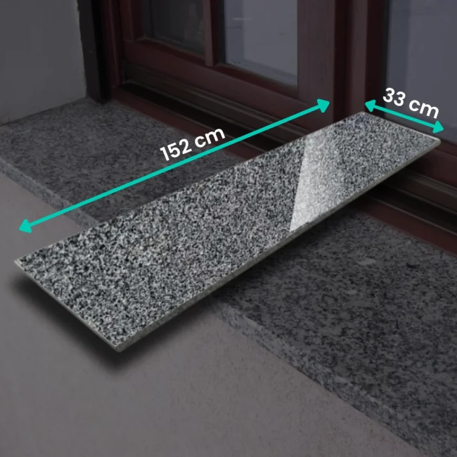 Przejdź do produktu Parapet granitowy polerowany G654 NEW 152x33x2 cm