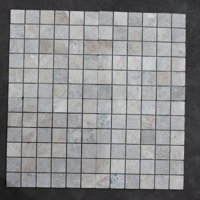 Przejdź do produktu Marmur Tundra Grey Mozaika 4,8x4,8x1 cm