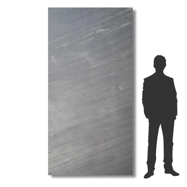 Przejdź do produktu Fornir kamienny Line Black XXL 122x244x0,2 cm