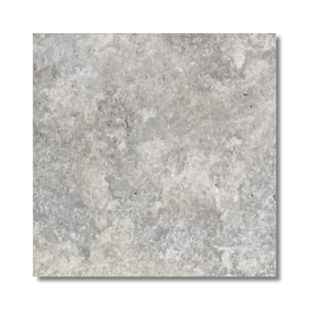 Przejdź do produktu Trawertyn Silver Latte Bębnowany 61x61x3 cm