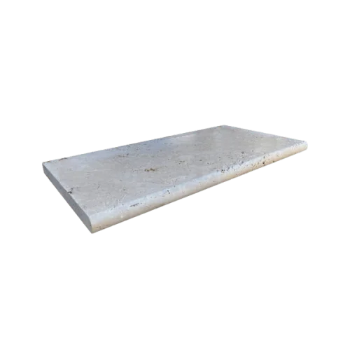 Przejdź do produktu Trawertyn Parapet / Stopnica kamienna Blend Mix Bębnowany 135x33x3 Bullnose