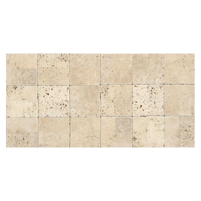 Przejdź do produktu Kamień dekoracyjny trawertyn Classic Bębnowany 10x10x1 cm