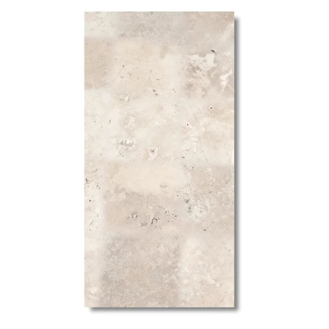 Przejdź do produktu Trawertyn Super Light Szlifowany Bębnowany 61x40,6x1,2 cm