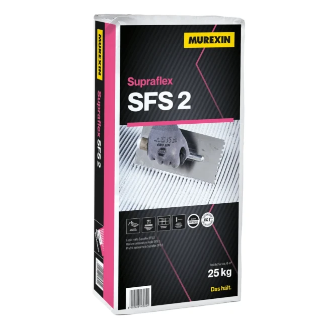 Przejdź do produktu Supraflex SFS 2 - Super elastyczny klej do płytek 25 kg