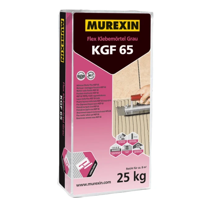 Przejdź do produktu KGF 65 Wysokoelastyczna zaprawa klejąca 25 Kg
