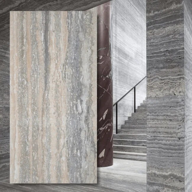 Przejdź do produktu Trawertyn Silver Vein Cut Szczotkowany 30,5x61x1,2 cm
