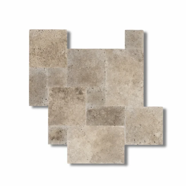Przejdź do produktu Trawertyn Noce French Pattern 12mm 1kpl= 0,742m2 | Komplet Rzymski