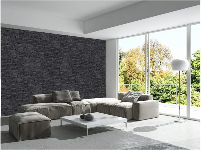 Przejdź do produktu Kamień ścienny/elewacyjny czarny Stackstone Black 10x36 cm