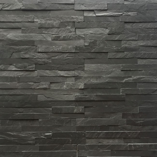 Przejdź do produktu Kamień ścienny/elewacyjny łupek czarny 10x36 Black Slate Stackstone