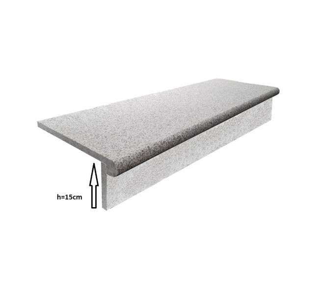Przejdź do produktu Zestaw Stopnica - Stopień + Podstopień Granitowy G603 120x35x2 / 120x15x2