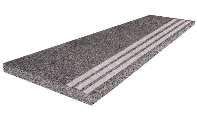 Przejdź do produktu Stopnica granitowa poler z antypoślizgiem G664 100x35x2 cm