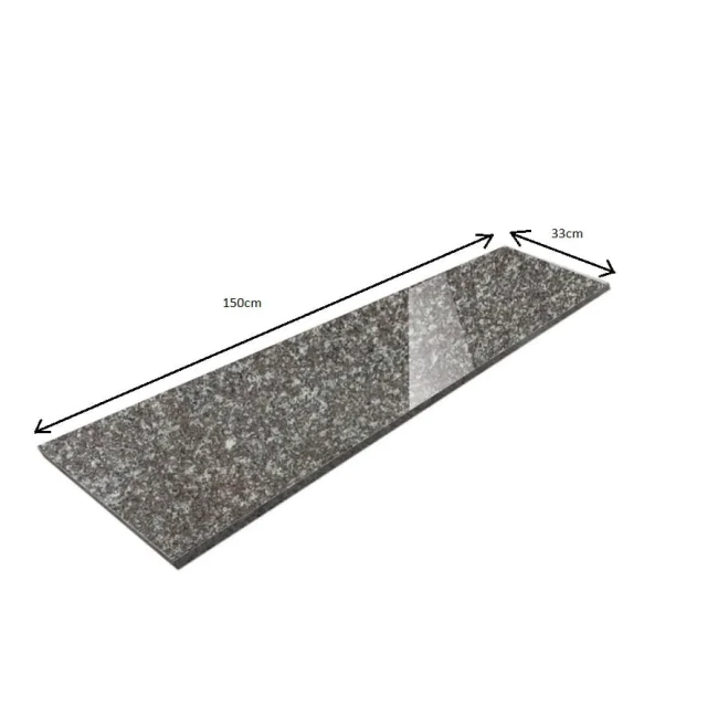 Przejdź do produktu Parapet Stopnica granitowa brązowa poler Królewski Brąz G664 150x33x2 cm
