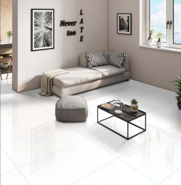 Przejdź do produktu Gres Marble Pure White Lux Polerowany 120x60